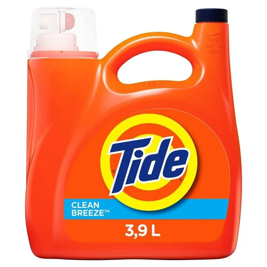 Detergente Líquido Tide Clean Breeze (Presentación de 3.9 L / 100 Cargas)